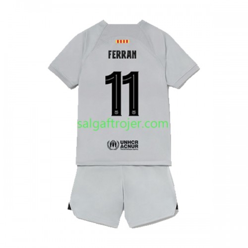 FC Barcelona Ferran Torres 11 Fodboldtrøjer Børn 3. sæt 2022/23 Kort ærmer FC Barcelona Ferran Torres 11 Fodboldtrøjer Børn 3. sæt 2022/23 Kort ærmer